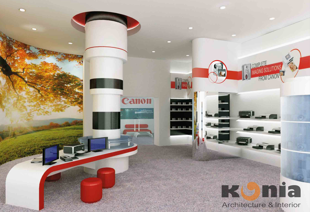 Thiết Kế Showroom Canon